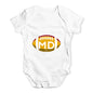 MD Maryland State Football Baby Unisex Baby Grow Bodysuit