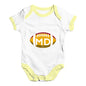 MD Maryland State Football Baby Unisex Baby Grow Bodysuit