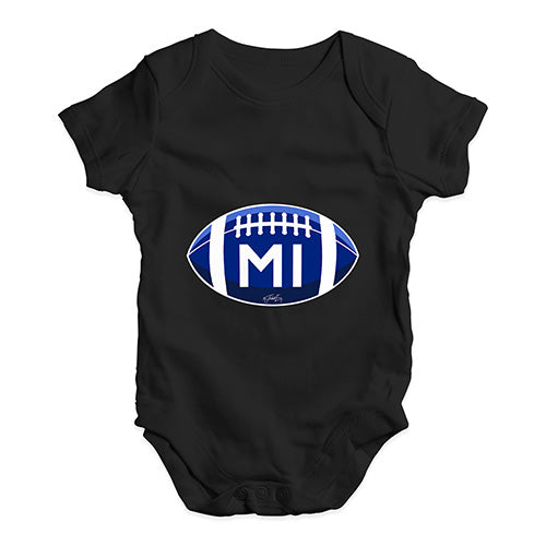 MI Michigan State Football Baby Unisex Baby Grow Bodysuit