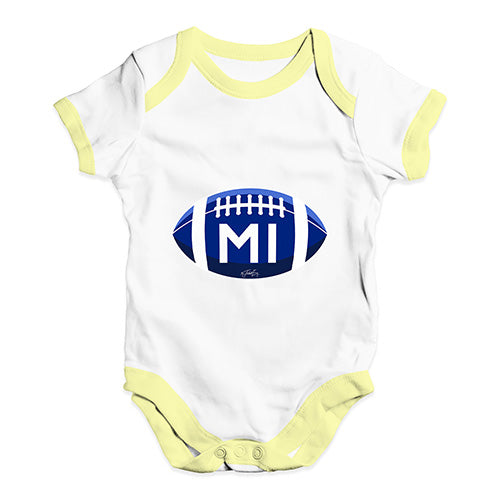 MI Michigan State Football Baby Unisex Baby Grow Bodysuit