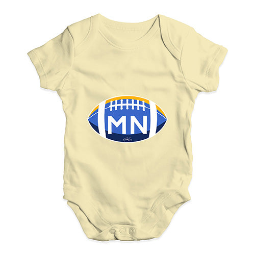 MN Minnesota State Football Baby Unisex Baby Grow Bodysuit