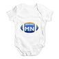 MN Minnesota State Football Baby Unisex Baby Grow Bodysuit