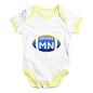 MN Minnesota State Football Baby Unisex Baby Grow Bodysuit