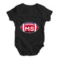 MS Mississippi State Football Baby Unisex Baby Grow Bodysuit