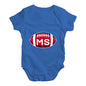 MS Mississippi State Football Baby Unisex Baby Grow Bodysuit