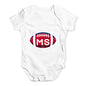 MS Mississippi State Football Baby Unisex Baby Grow Bodysuit