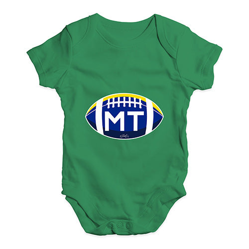 MT Montana State Football Baby Unisex Baby Grow Bodysuit