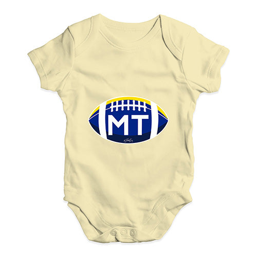 MT Montana State Football Baby Unisex Baby Grow Bodysuit