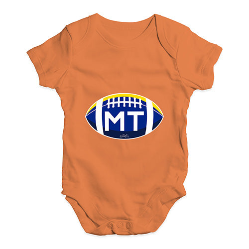 MT Montana State Football Baby Unisex Baby Grow Bodysuit