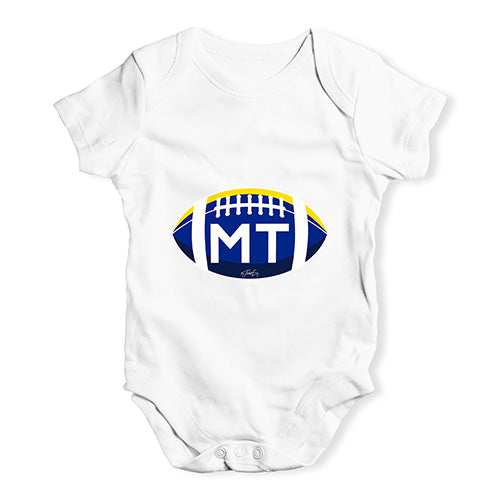 MT Montana State Football Baby Unisex Baby Grow Bodysuit