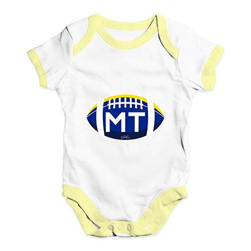 MT Montana State Football Baby Unisex Baby Grow Bodysuit