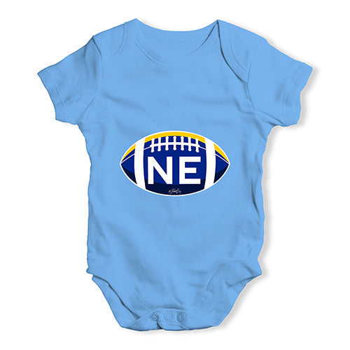 NE Nebraska State Football Baby Unisex Baby Grow Bodysuit