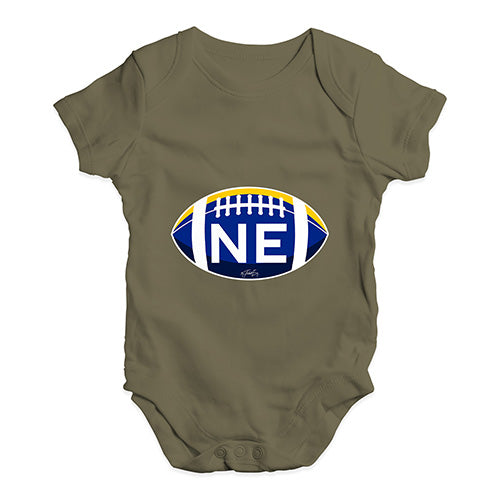 NE Nebraska State Football Baby Unisex Baby Grow Bodysuit