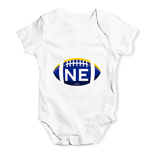 NE Nebraska State Football Baby Unisex Baby Grow Bodysuit