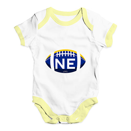 NE Nebraska State Football Baby Unisex Baby Grow Bodysuit