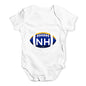 NH New Hampshire State Football Baby Unisex Baby Grow Bodysuit