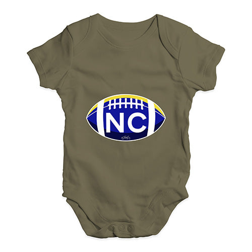 NC North Carolina State Football Baby Unisex Baby Grow Bodysuit