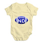 ND North Dakota State Football Baby Unisex Baby Grow Bodysuit