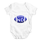 ND North Dakota State Football Baby Unisex Baby Grow Bodysuit