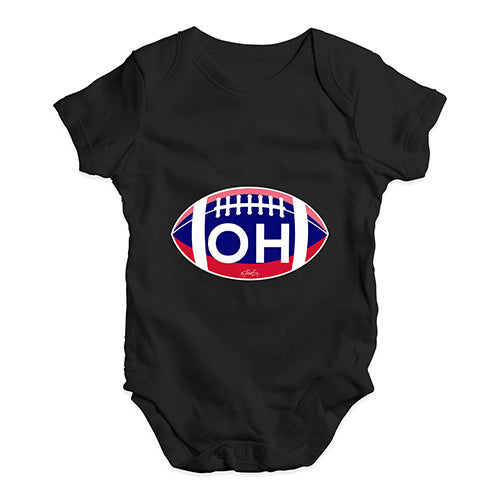 OH Ohio State Football Baby Unisex Baby Grow Bodysuit