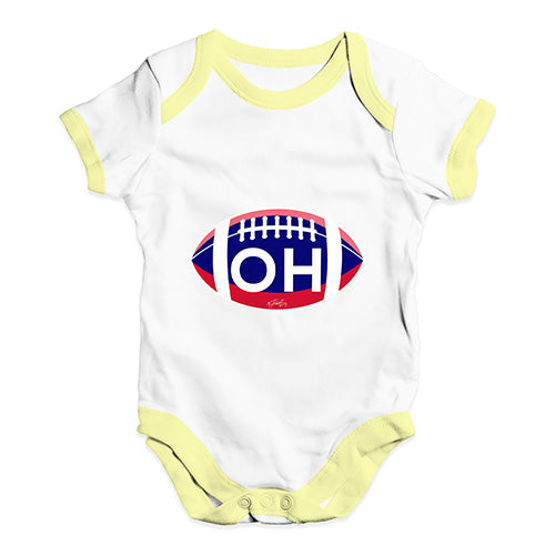 OH Ohio State Football Baby Unisex Baby Grow Bodysuit