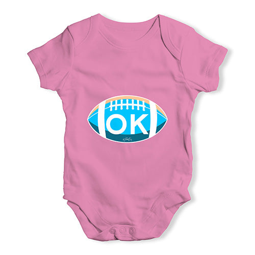 OK Oklahoma State Football Baby Unisex Baby Grow Bodysuit