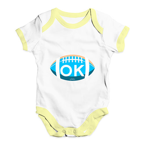 OK Oklahoma State Football Baby Unisex Baby Grow Bodysuit