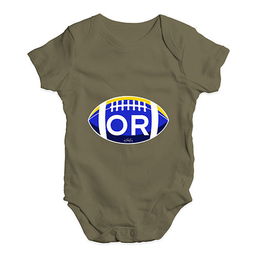 OR Oregon State Football Baby Unisex Baby Grow Bodysuit