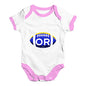 OR Oregon State Football Baby Unisex Baby Grow Bodysuit