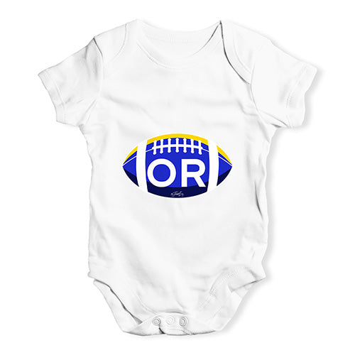 OR Oregon State Football Baby Unisex Baby Grow Bodysuit