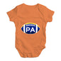 PA Pennsylvania State Football Baby Unisex Baby Grow Bodysuit