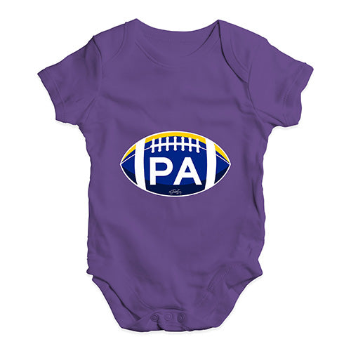 PA Pennsylvania State Football Baby Unisex Baby Grow Bodysuit