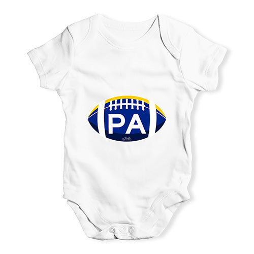 PA Pennsylvania State Football Baby Unisex Baby Grow Bodysuit