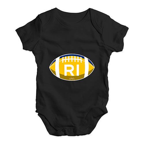 RI Rhode Island State Football Baby Unisex Baby Grow Bodysuit