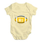 RI Rhode Island State Football Baby Unisex Baby Grow Bodysuit