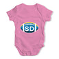 SD South Dakota State Football Baby Unisex Baby Grow Bodysuit