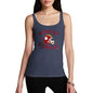 Novelty Tank Top Women Sunday Funday Women's Tank Top Medium Navy