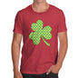 Funny T-Shirts For Men Sarcasm Tartan Shamrock Men's T-Shirt X-Large Red