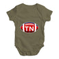 TN Tennessee State Football Baby Unisex Baby Grow Bodysuit