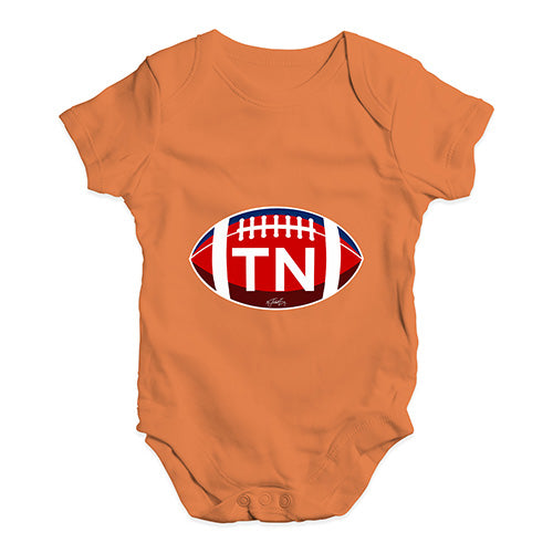 TN Tennessee State Football Baby Unisex Baby Grow Bodysuit