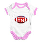 TN Tennessee State Football Baby Unisex Baby Grow Bodysuit