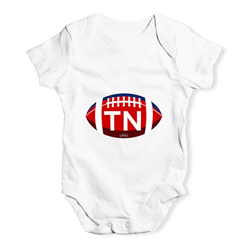 TN Tennessee State Football Baby Unisex Baby Grow Bodysuit