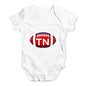 TN Tennessee State Football Baby Unisex Baby Grow Bodysuit