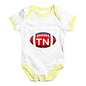 TN Tennessee State Football Baby Unisex Baby Grow Bodysuit