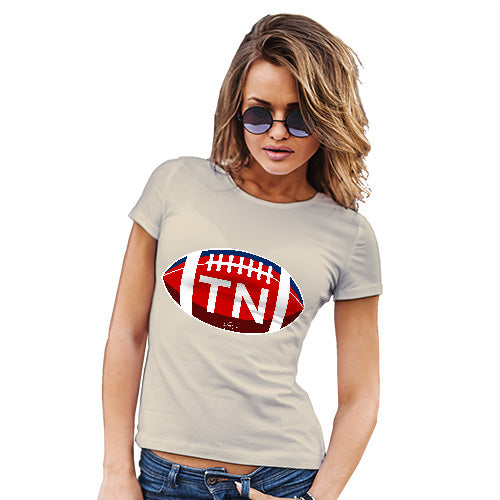 Womens T-Shirt Funny Geek Nerd Hilarious Joke TN Tennessee State Football Women's T-Shirt X-Large Natural