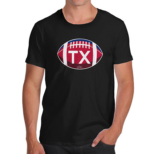 Mens Humor Novelty Graphic Sarcasm Funny T Shirt TX Texas State Football Men's T-Shirt Medium Black