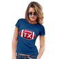 Womens Funny Tshirts TX Texas State Football Women's T-Shirt X-Large Royal Blue