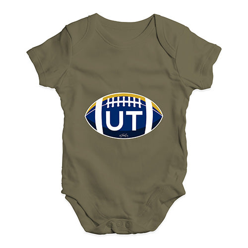 UT Utah State Football Baby Unisex Baby Grow Bodysuit