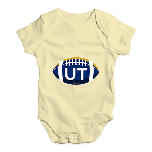 UT Utah State Football Baby Unisex Baby Grow Bodysuit