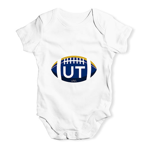 UT Utah State Football Baby Unisex Baby Grow Bodysuit